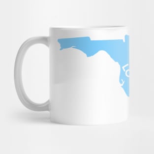 Florida Drink Local FL Blue Mug